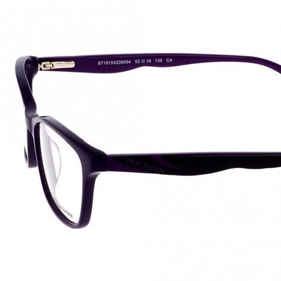 Full Rim Acetate Rectangle Violet Medium Miki Ninn MNFF07 Eyeglasses