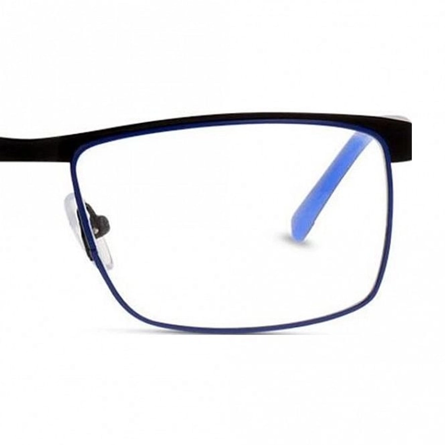 Full Rim Stainless Steel Rectangle Black Medium Miki Ninn MNFM02 Eyeglasses