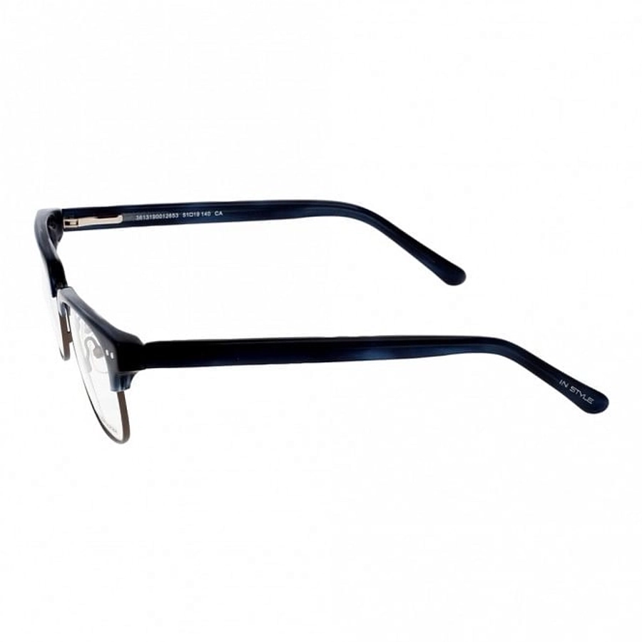 Full Rim Acetate Rectangle Blue Small In Style ISH49 Eyeglasses