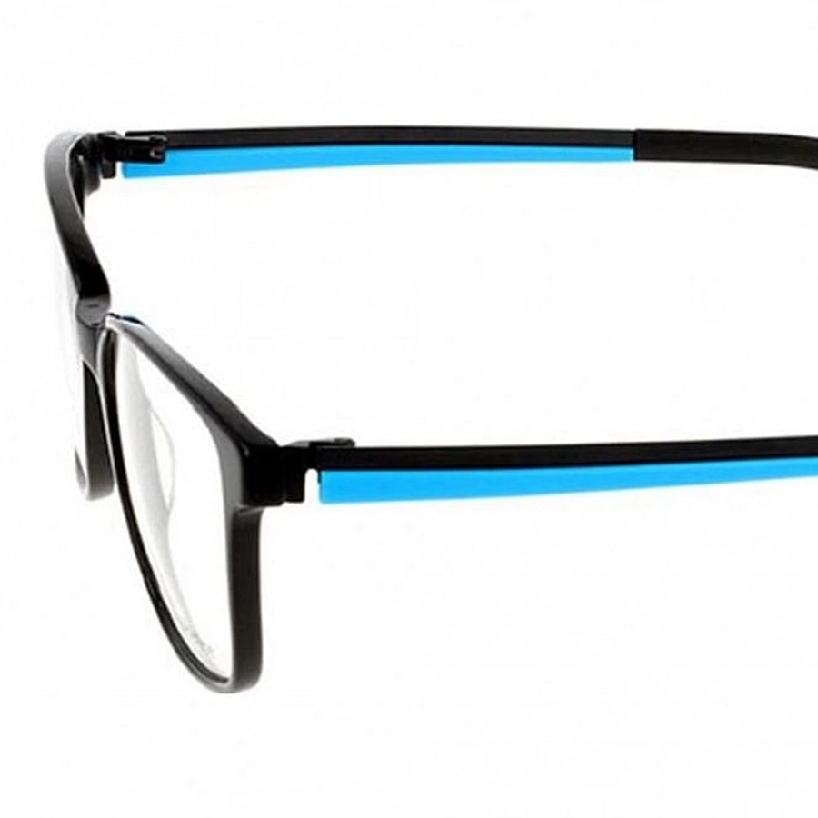 Full Rim Acetate Rectangle Black Large I-Switch SWCM01 Eyeglasses
