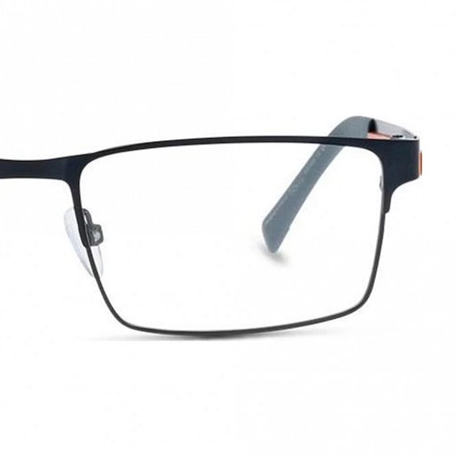 Full Rim Stainless Steel Rectangle Blue Medium I-Switch SWCM04 Eyeglasses