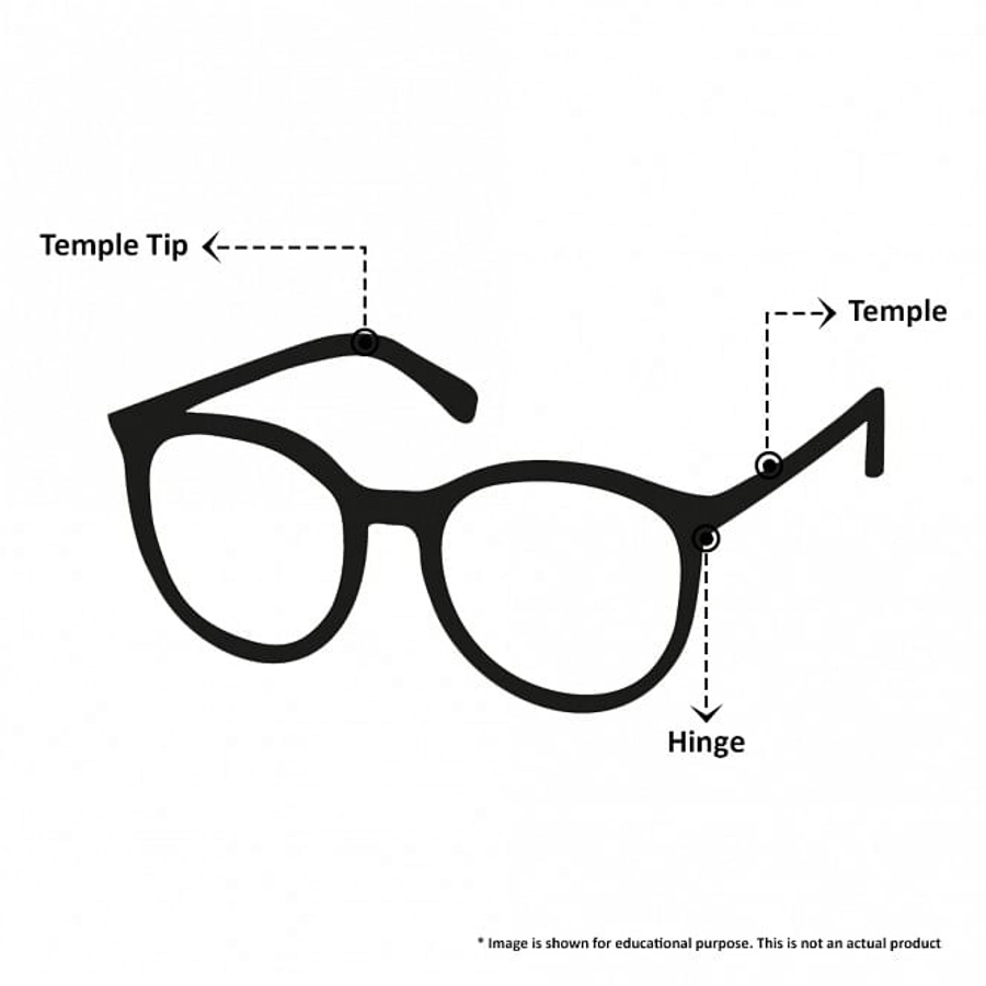 Full Rim Stainless Steel Almond Black Medium DbyD DBBF13 Eyeglasses