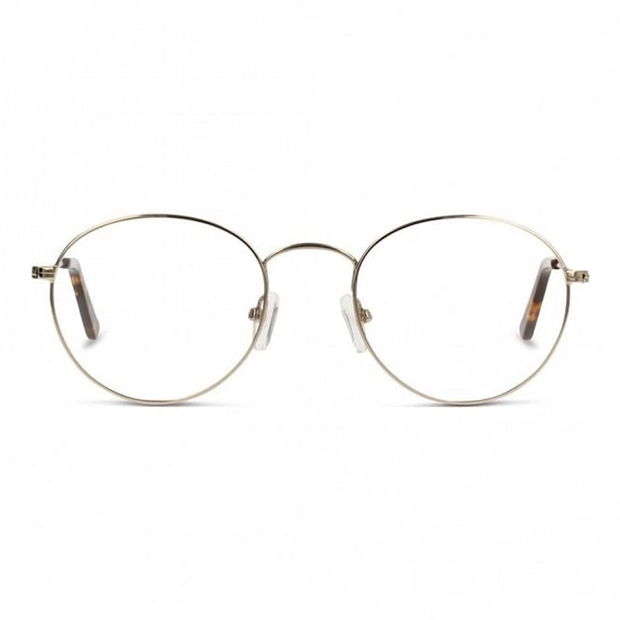Full Rim Monel Round Gold Medium DbyD DBFM04 Eyeglasses
