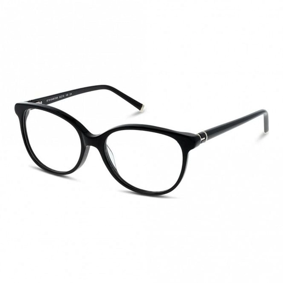 Full Rim Acetate Oval Black Small Heritage HECF29 Eyeglasses