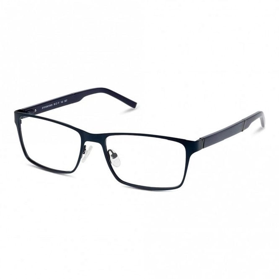 Full Rim Stainless Steel Rectangle Blue Large 5th Avenue FACM02 Eyeglasses
