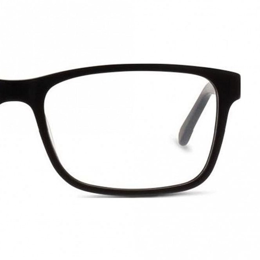 Full Rim Acetate Rectangle Black Large Enzzo EZEM02 Eyeglasses