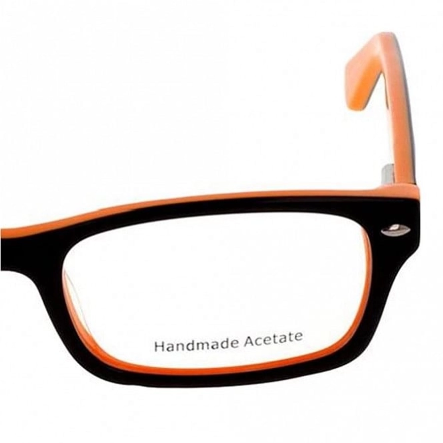 Full Rim Acetate Rectangle Black Small In Style ISJ09 Eyeglasses