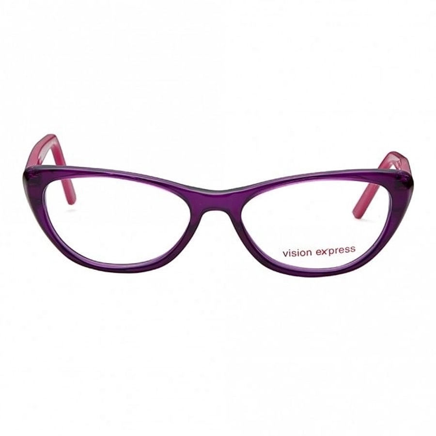 Cat Eye Purple Polycarbonate Medium Vision Express 61281 Kids Eyeglasses