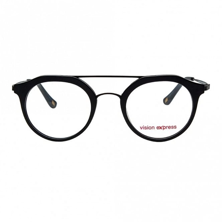 Full Rim Polycarbonate Round Black Small Vision Express 29438 Eyeglasses