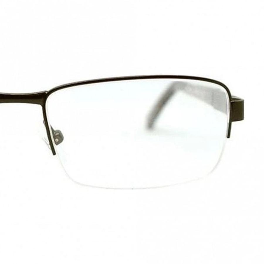 Half Rim Metal Rectangle Black Large Vision Express BBDM10 Eyeglasses