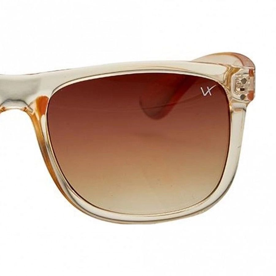 Rectangle Brown Gradient Polycarbonate Full Rim Medium Vision Express 21678 Sunglasses