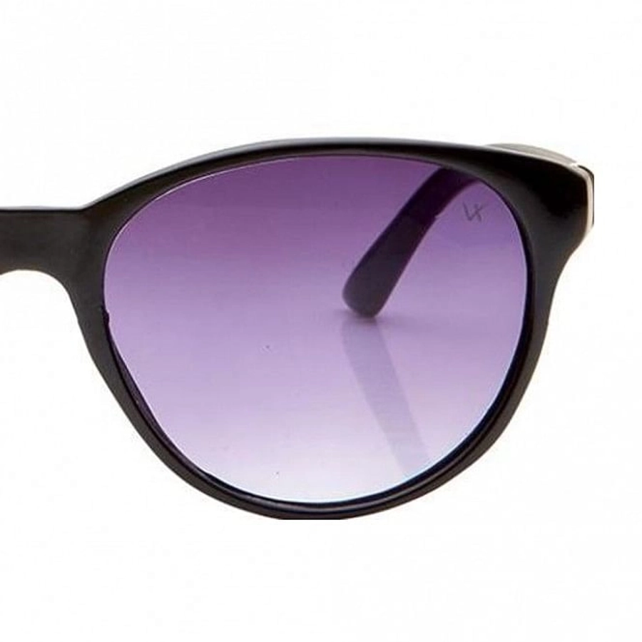 Round Grey Gradient Polycarbonate Full Rim Medium Vision Express 41303 Sunglasses