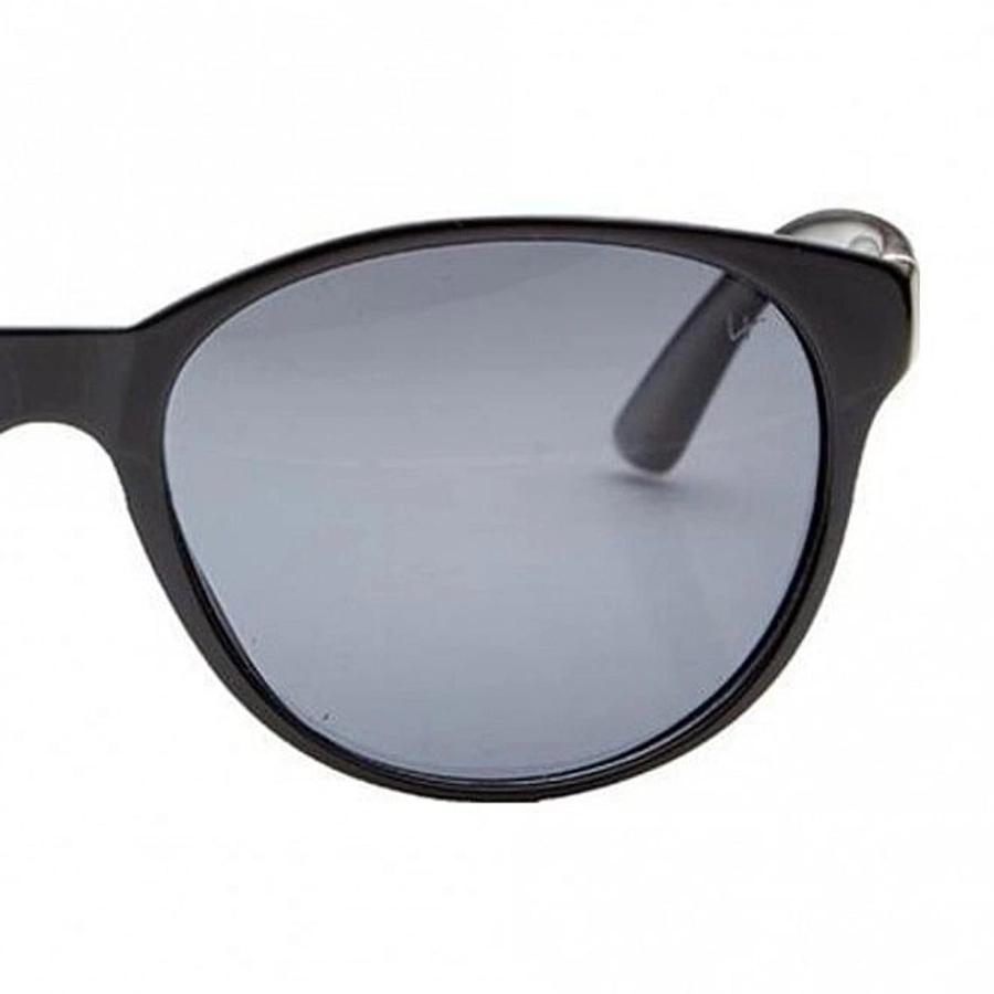 Round Polarised Lens Grey Solid Full Rim Medium Vision Express 41303P Sunglasses