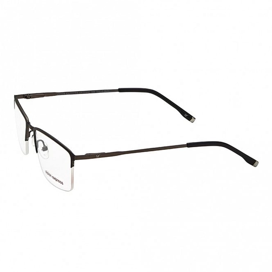 Half Rim Metal Rectangle Black Medium Vision Express 29442 Eyeglasses