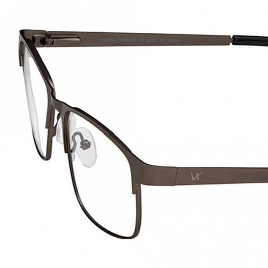 Full Rim Metal Square Gun Metal Medium Vision Express 29451 Eyeglasses