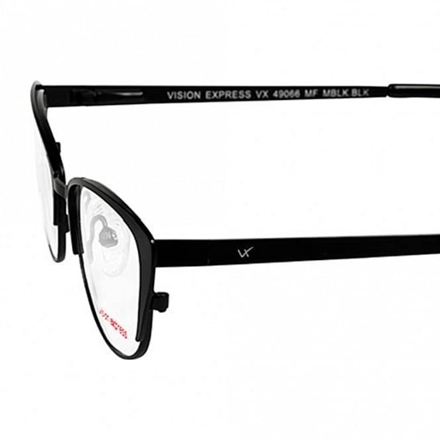 Full Rim Polycarbonate Cat Eye Black Medium Vision Express 49066 Eyeglasses