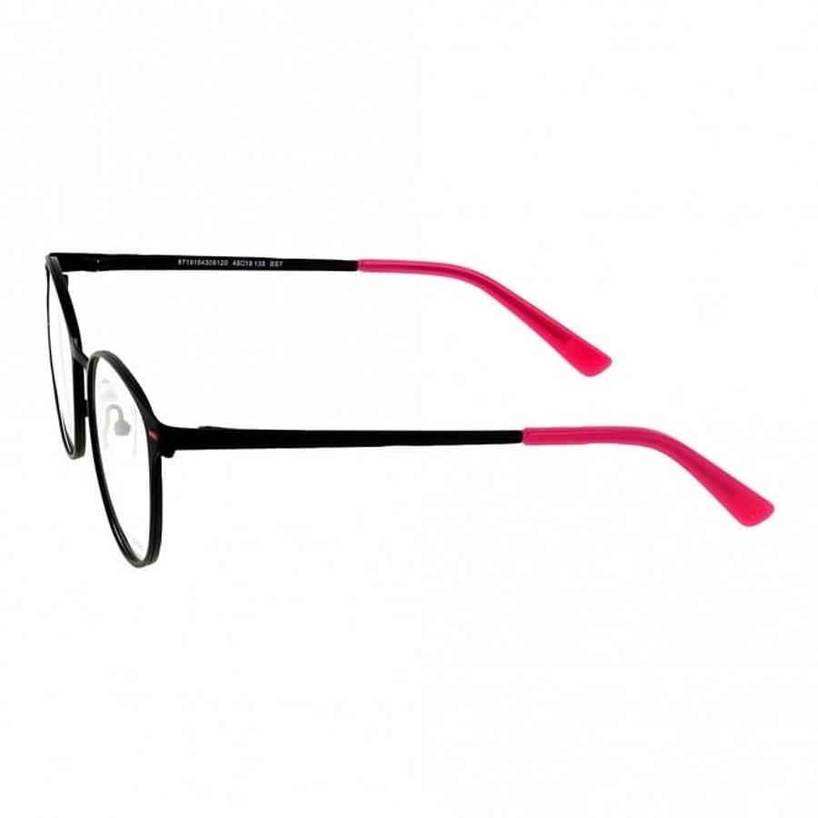 Full Rim Metal Round Black Small Be Bright BBHF16 Eyeglasses