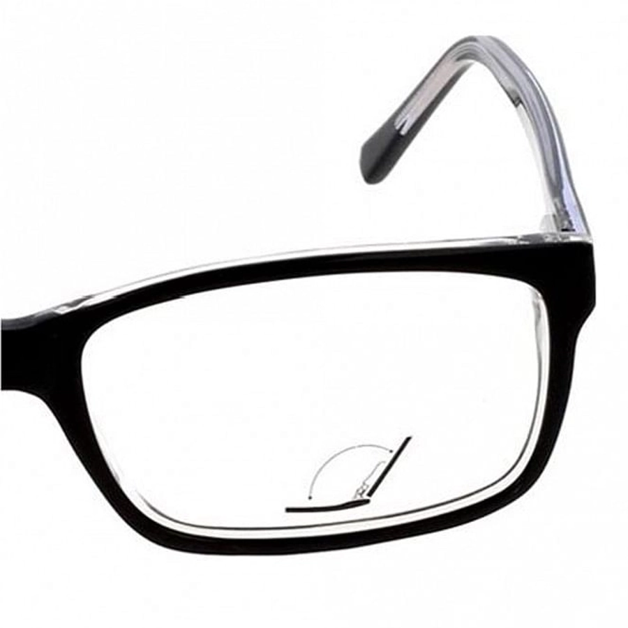 Full Rim Acetate Rectangle Black Large Be Bright BBAM78 Eyeglasses