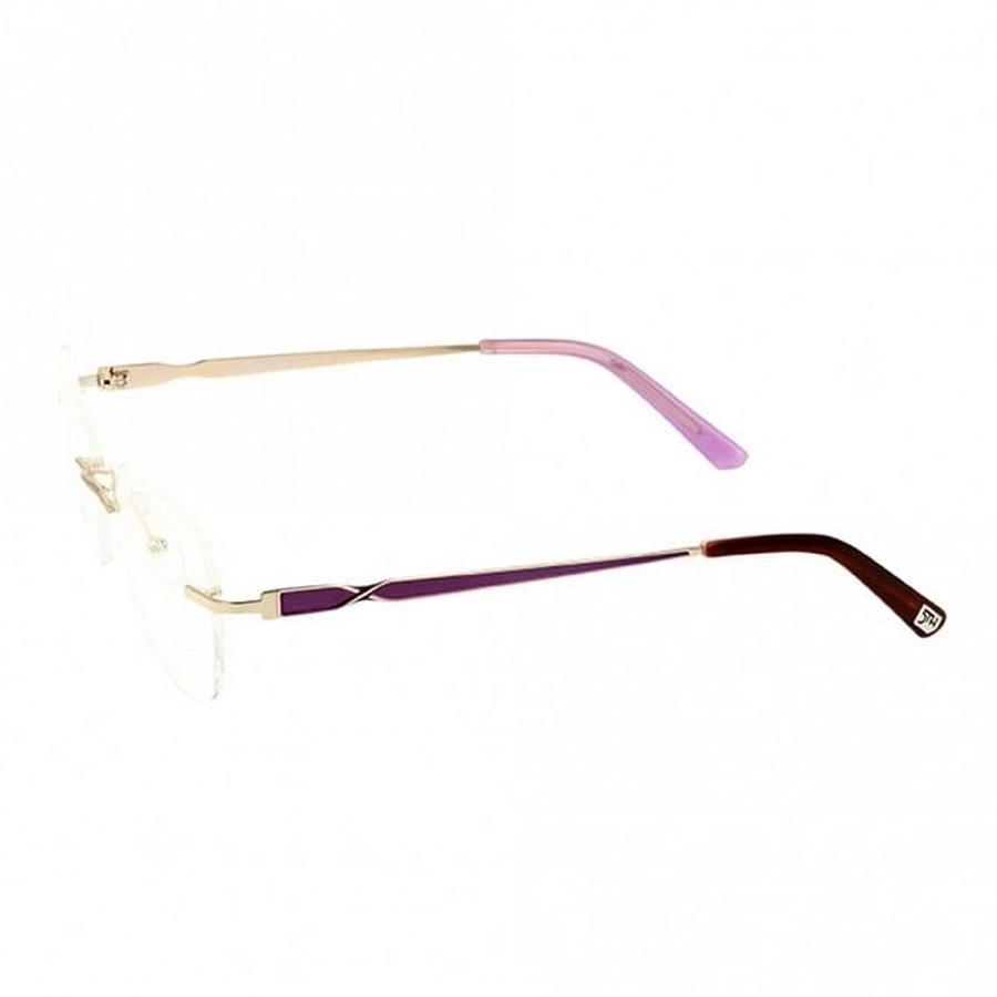 Rimless Monel Round Pink Medium 5th Avenue FAHF16 Eyeglasses