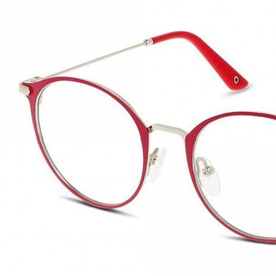Full Rim Metal Round Pink Small In Style ISHF13 Eyeglasses