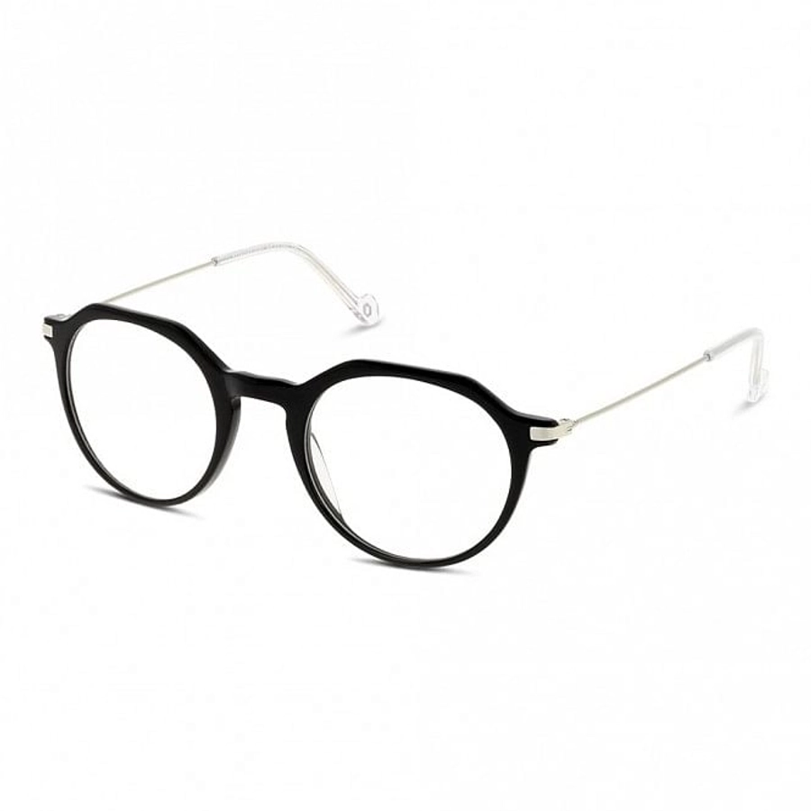 Full Rim Acetate Round Black Medium In Style ISHM04 Eyeglasses