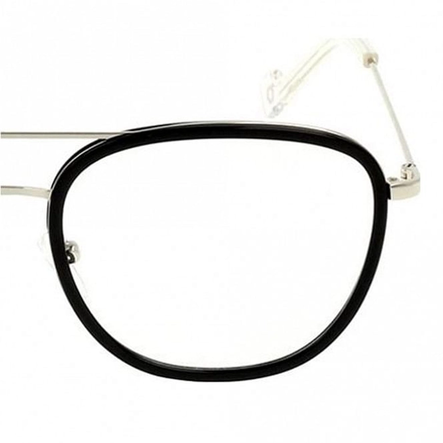 Full Rim Metal Rectangle Black Medium In Style ISHM05 Eyeglasses