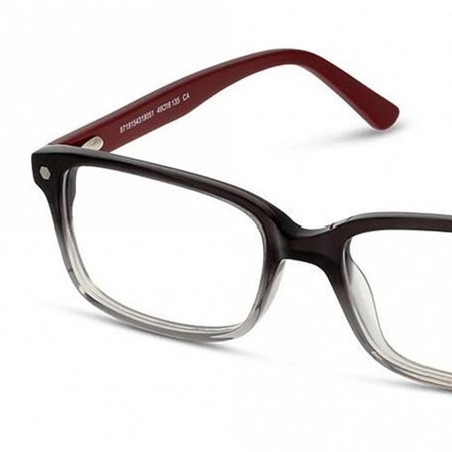 Full Rim Acetate Rectangle Grey Medium In Style ISHT05 Eyeglasses
