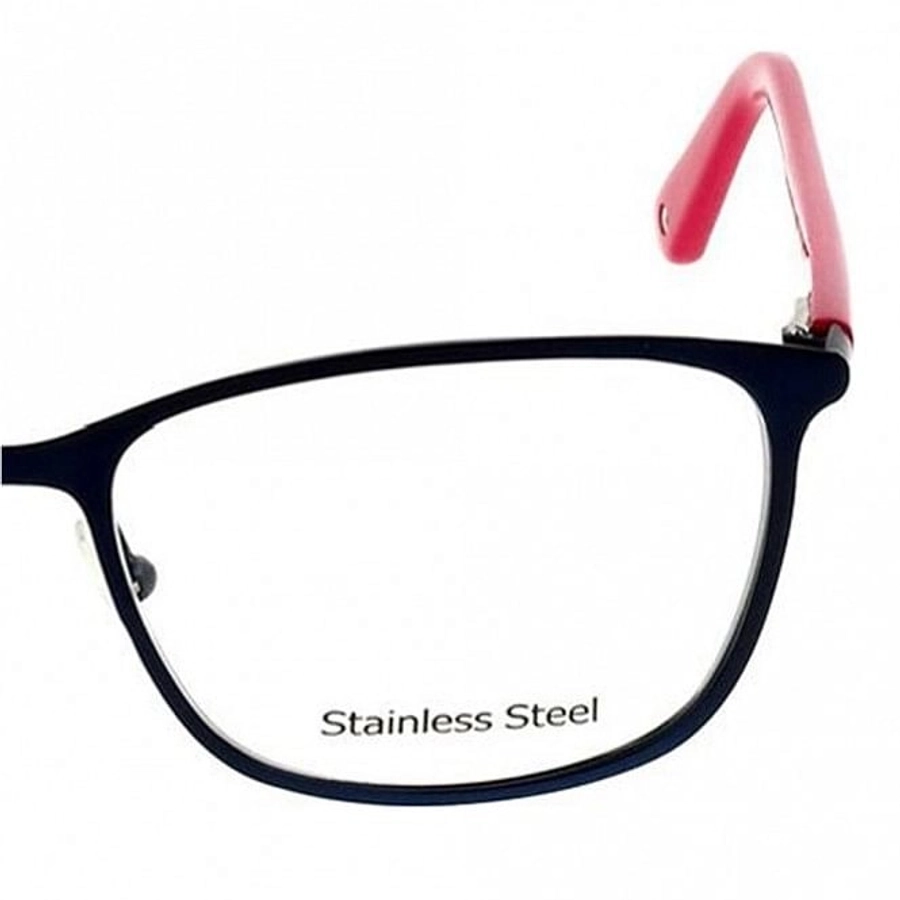 Full Rim Metal Rectangle Blue Small In Style ISHT10 Eyeglasses
