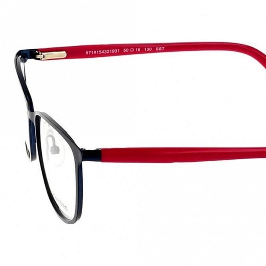 Full Rim Metal Rectangle Blue Small In Style ISHT10 Eyeglasses