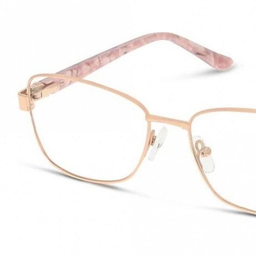 Full Rim Monel Rectangle Pink Medium DbyD DBHF04 Eyeglasses