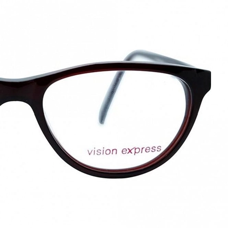 Full Rim Polycarbonate Oval Wine Medium Vision Express 49070 Eyeglasses