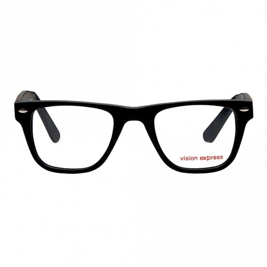 Full Rim Acetate Wayfarer Black Medium Vision Express 29462 Eyeglasses