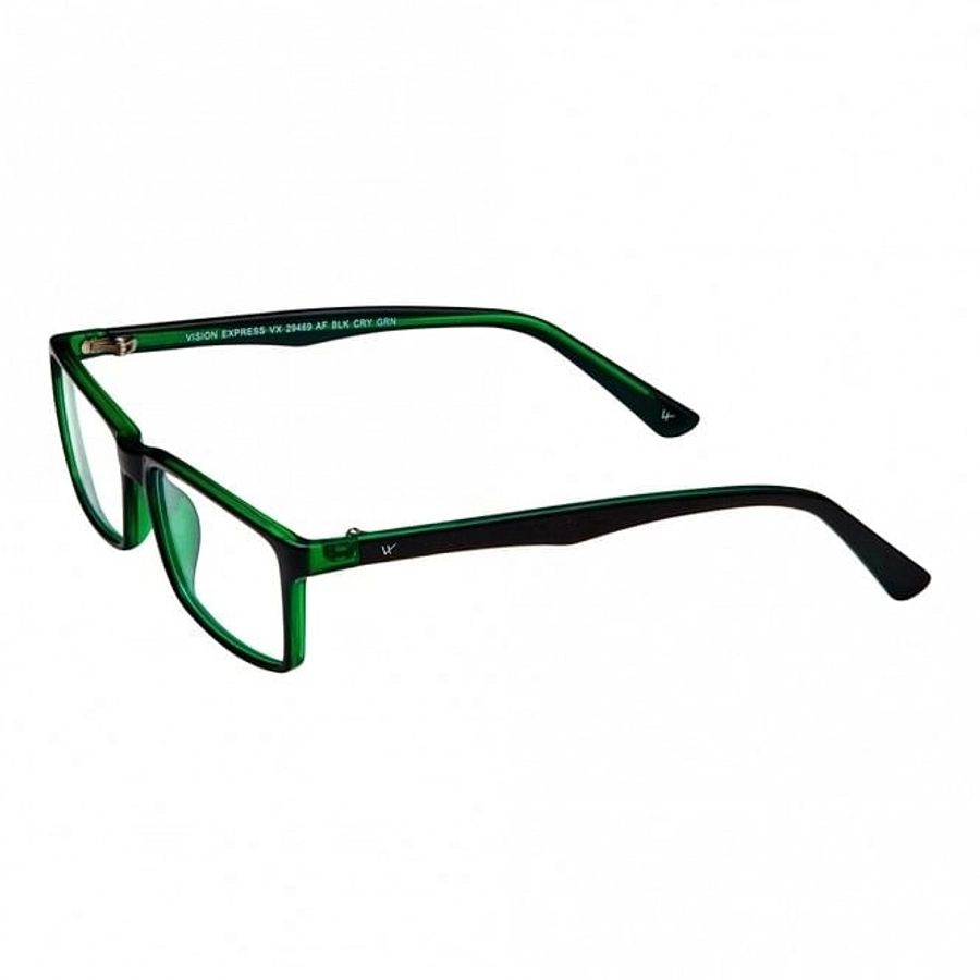 Full Rim Polycarbonate Rectangle Black Medium Vision Express 29469 Eyeglasses