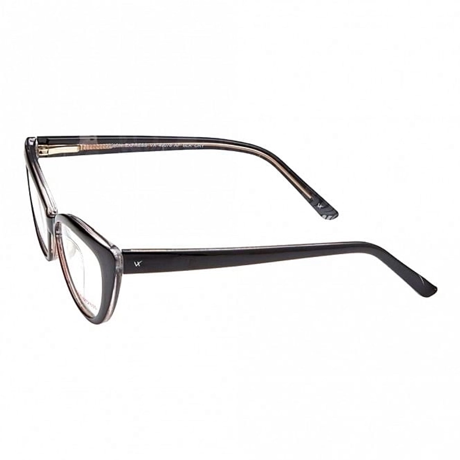 Full Rim Polycarbonate Cat Eye Black Medium Vision Express 49078 Eyeglasses