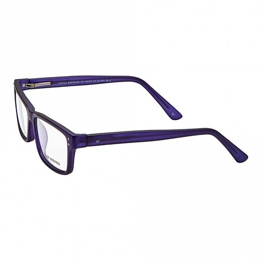 Full Rim Polycarbonate Rectangle Clear Crystal Large Vision Express 29470 Eyeglasses