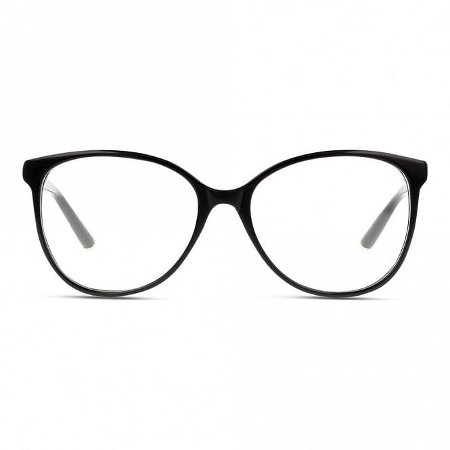 Full Rim Acetate Round Black Medium Heritage HEJF45 Eyeglasses