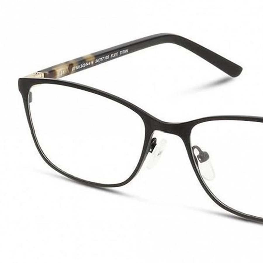 Full Rim Titanium Almond Black Medium 5th Avenue FAFF11 Eyeglasses
