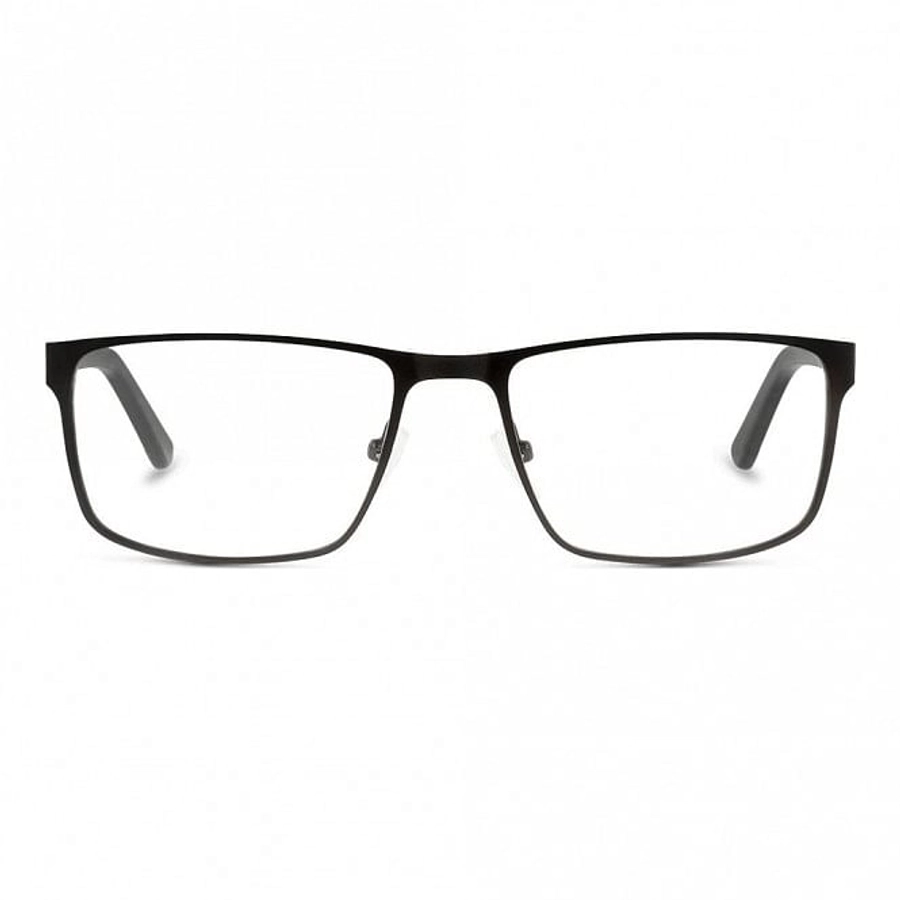 Full Rim Stainless Steel Rectangle Grey Large 5th Avenue FAHM10 Eyeglasses