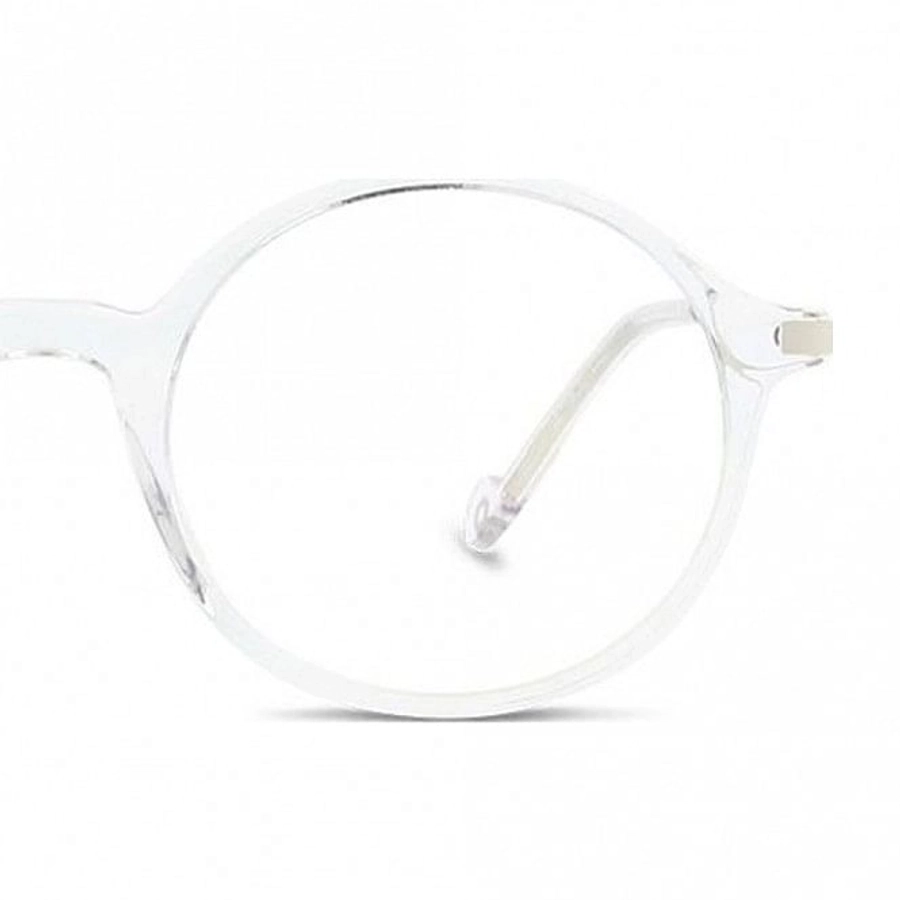 Full Rim Acetate Round Silver Medium In Style ISHM02 Eyeglasses