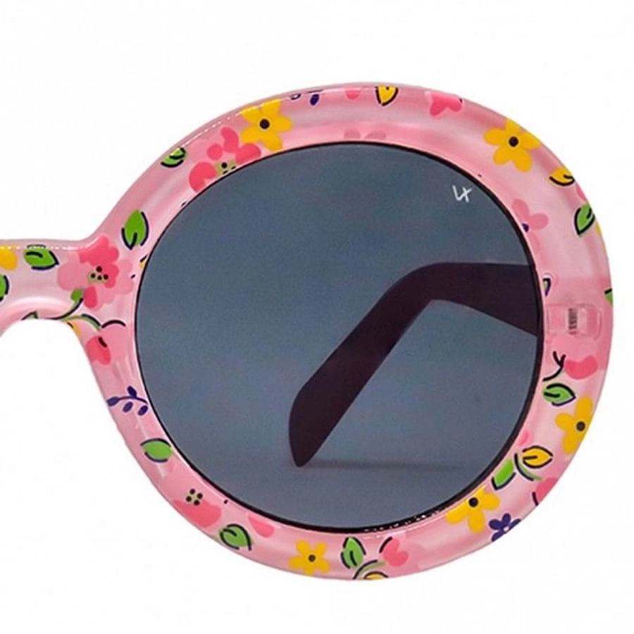 Round Grey Polycarbonate Small Vision Express 51106 Kids Sunglasses