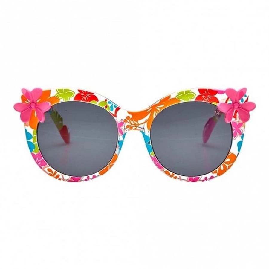 Round Grey Polycarbonate Small Vision Express 51111 Kids Sunglasses