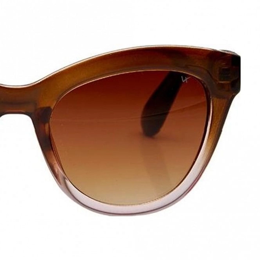 Cat eye Brown Gradient Polycarbonate Full Rim Medium Vision Express 41320 Sunglasses