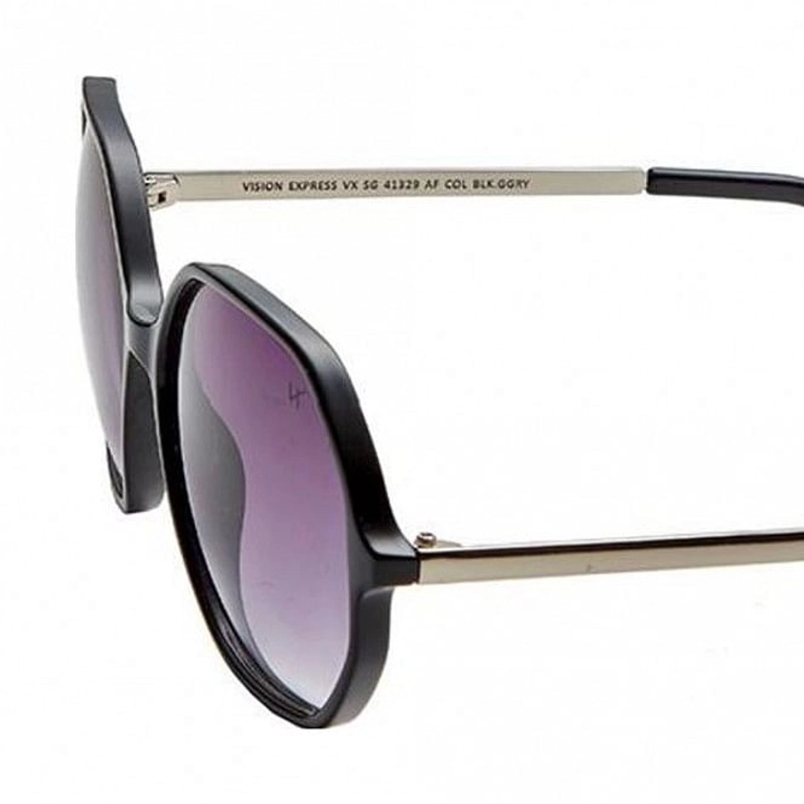 Rectangle Grey Gradient Polycarbonate Full Rim Medium Vision Express 41329 Sunglasses