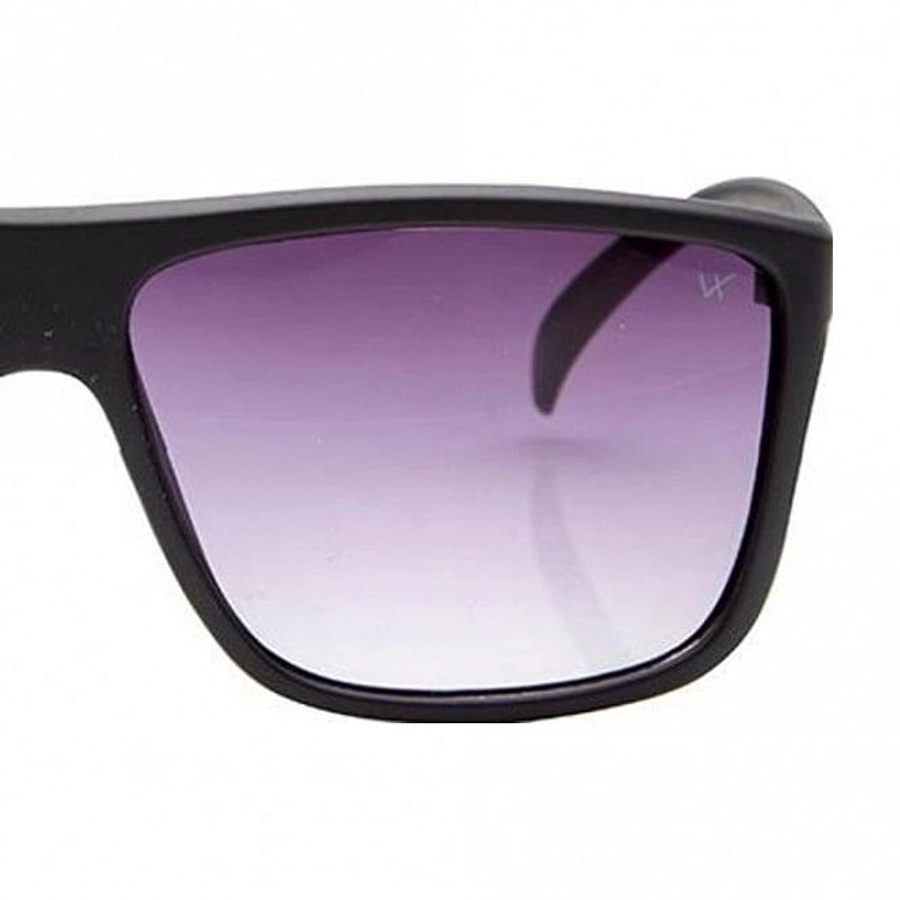 Rectangle Grey Gradient Metal Full Rim Medium Vision Express 21685 Sunglasses