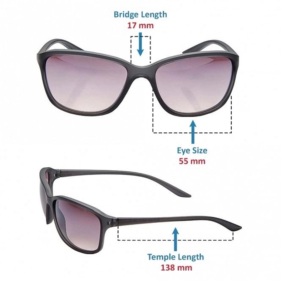 Wrap Mirror Polycarbonate Full Rim Medium Vision Express 21688 Sunglasses