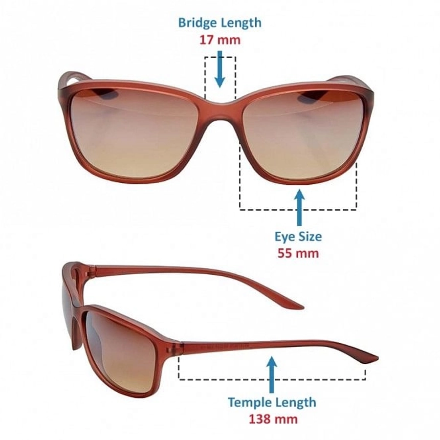Wrap Mirror Polycarbonate Full Rim Medium Vision Express 21688 Sunglasses