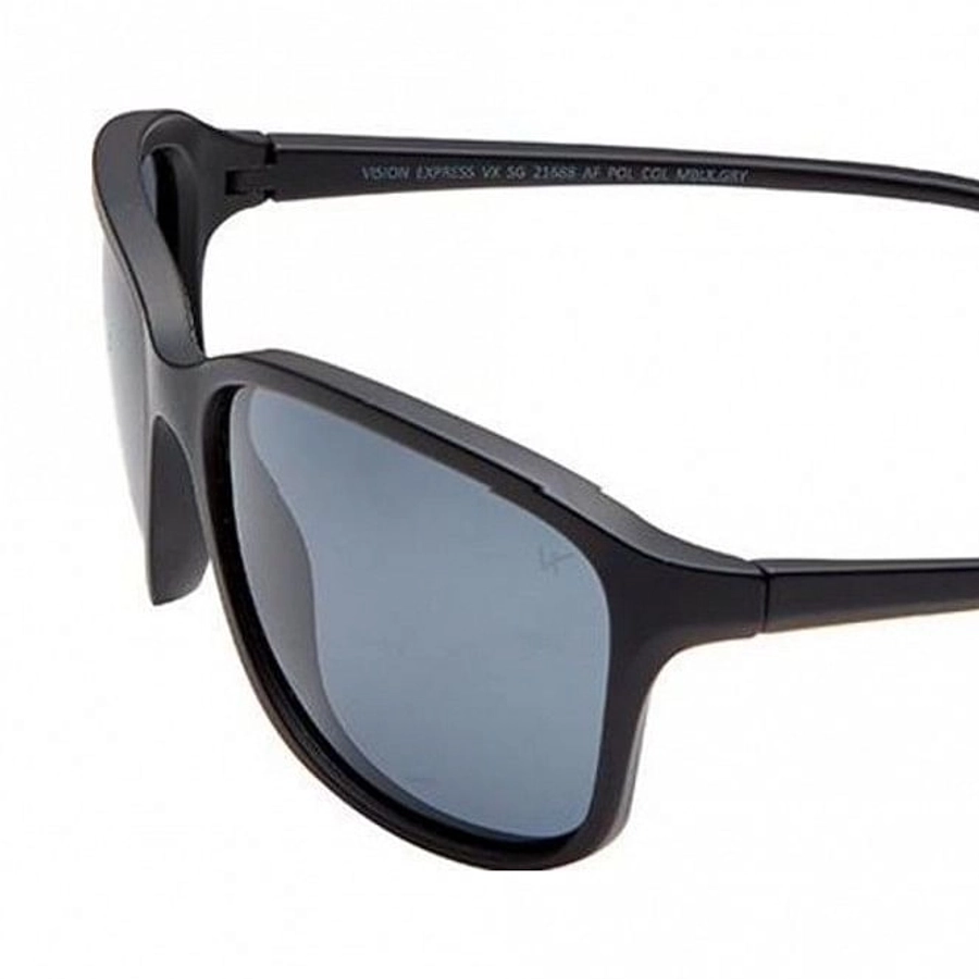 Wrap Polarised Lens Grey Solid Full Rim Medium Vision Express 21688P Sunglasses