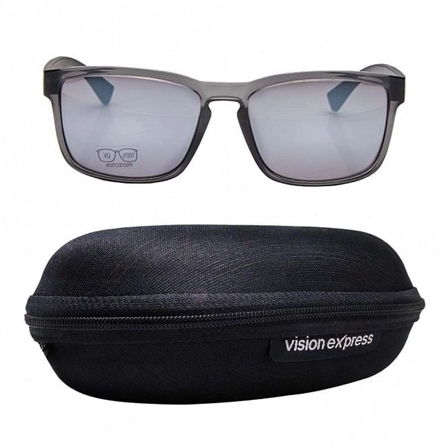 Rectangle Mirror Polycarbonate Full Rim Medium Vision Express 21691 Sunglasses