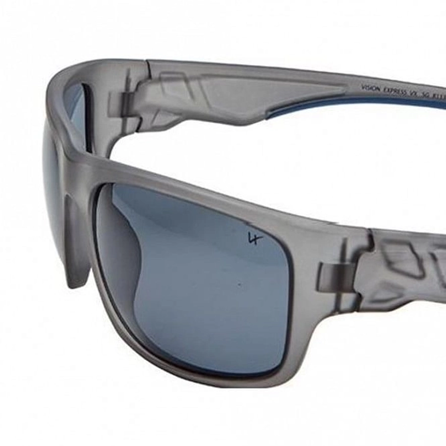 Rectangle Polarised Lens Grey Solid Full Rim Medium Vision Express 81131P Sunglasses