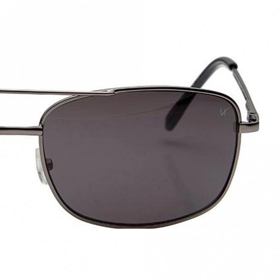 Rectangle Grey Stainless steel Full Rim Large Vision Express 12057 Sunglasses